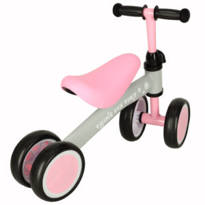 Rowerek biegowy Trike Fix Tiny jezdzik chodzik 4 kola regulacja kierownicy rozowy