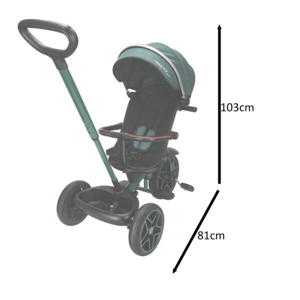 Rowerek trojkolowy TRIKE FIX Elite zielony