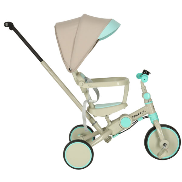 Rowerek trojkolowy TRIKE FIX V4 niebiesko szary z daszkiem Rowerek trojkolowy TRIKE FIX V4 niebiesko szary z daszkiem