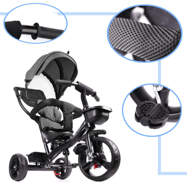 Rowerek trojkolowy Trike Fix Lite szary