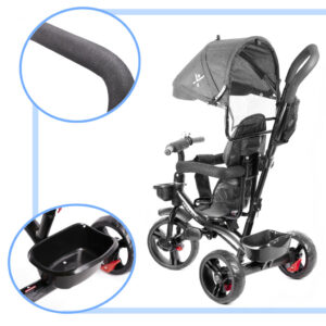 KX6200 Rowerek trójkołowy Trike Fix Lite szary