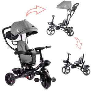 KX6200 Rowerek trójkołowy Trike Fix Lite szary