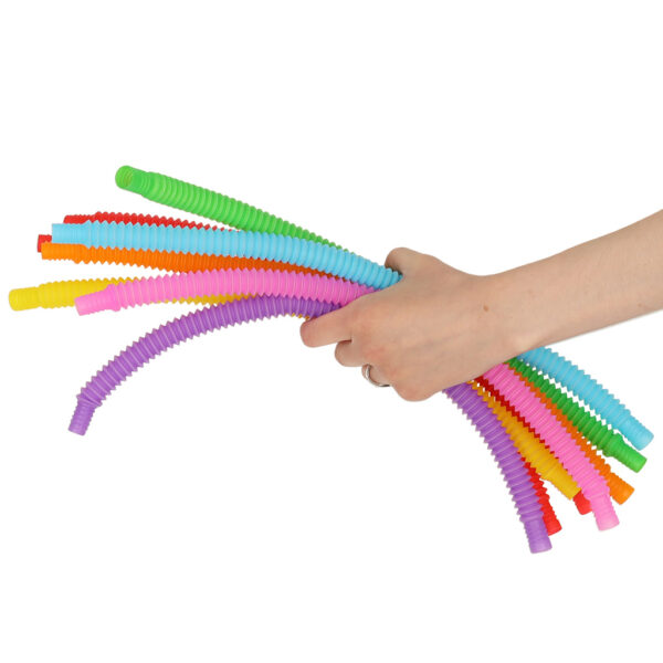 Rurki rury sensoryczne rozciagane tuby edukacyjne montessori 8 sztuk