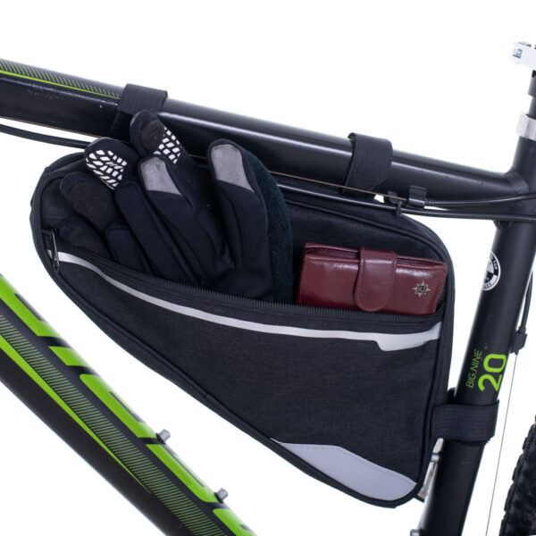 Sakwa rowerowa RALLEX trojkatna saszetka pod rame na rower