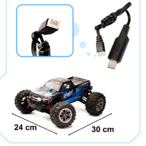 RC auto Q901 Bezkartáčové 1 16 2 4G 4 kanály 52 km/h Modrá