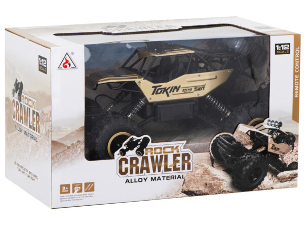 Samochod RC Rock Crawler 1 12 4WD METAL zloty