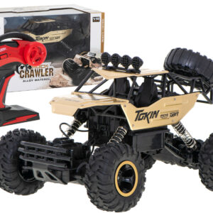 Samochod RC Rock Crawler 1 12 4WD METAL zloty