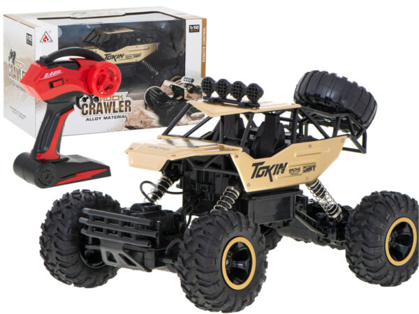 Samochod RC Rock Crawler 1 12 4WD METAL zloty