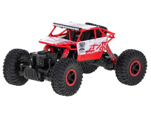Samochod RC Rock Crawler HB 2 4GHz 1 18 czerwony