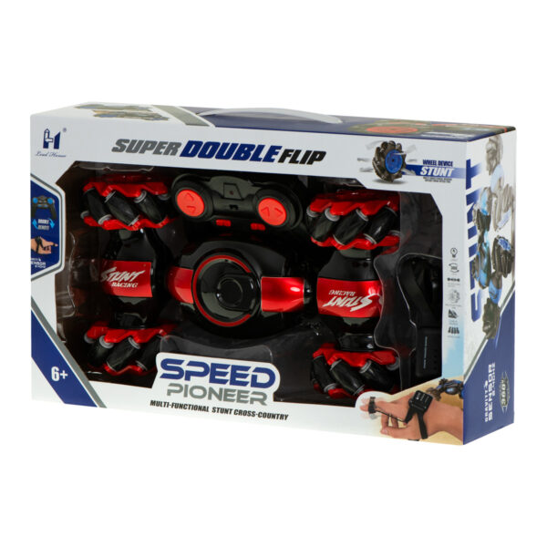 Samochod RC Speed Pioneer Stunt Car 360 czerwony