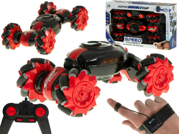 Samochod RC Speed Pioneer Stunt Car 360 czerwony