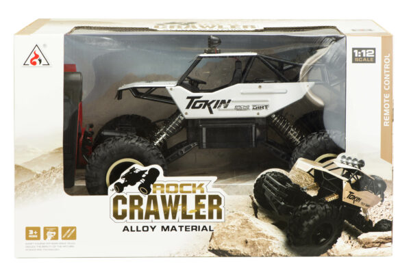 Samochod RC zdalnie sterowany Rock Crawler 1 12 4WD METAL srebrny Samochod RC zdalnie sterowany Rock Crawler 1 12 4WD METAL srebrny