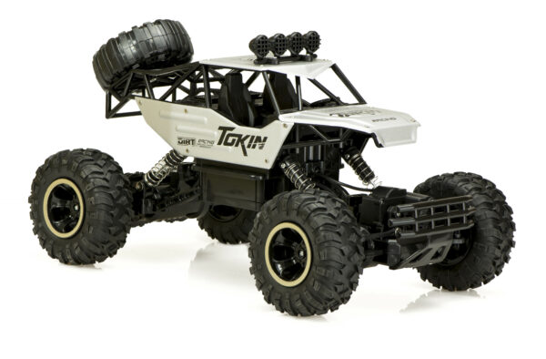 Samochod RC zdalnie sterowany Rock Crawler 1 12 4WD METAL srebrny