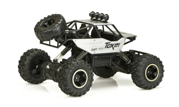 Samochod RC zdalnie sterowany Rock Crawler 1 12 4WD METAL srebrny