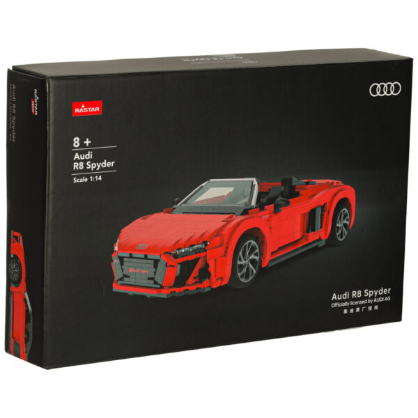 Samochod Rastar 93800 AUDI R8 Spyder 1 14 klocki 1440 el