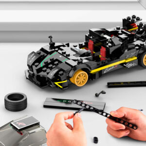 Samochod Rastar 93900 B pagani Zonda R 1 28 klocki 387 el