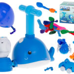 Samochod aerodynamiczny wyrzutnia balonow delfin