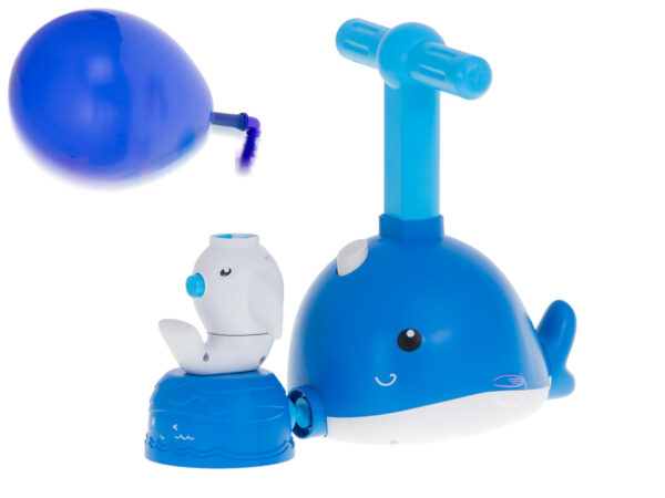 Samochod aerodynamiczny wyrzutnia balonow delfin