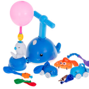 Samochod aerodynamiczny wyrzutnia balonow delfin