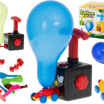 Samochod aerodynamiczny wyrzutnia balonow ptak