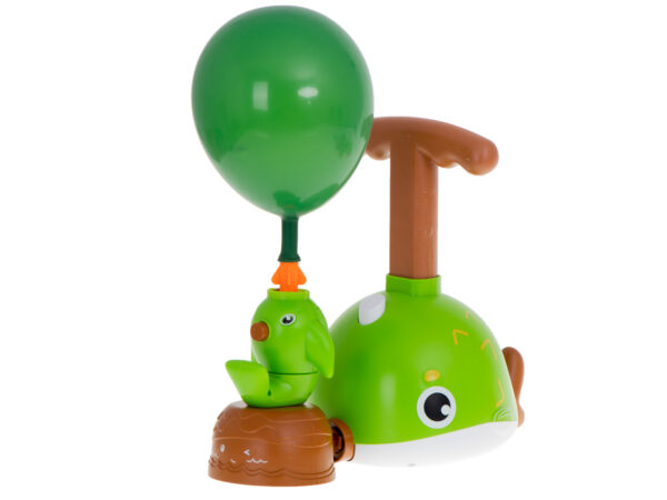 Samochod aerodynamiczny wyrzutnia balonow ryba