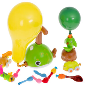 Samochod aerodynamiczny wyrzutnia balonow ryba