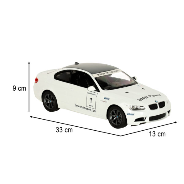 Rastar 48000 BMW M3 1 14 бяла кола с дистанционно управление
