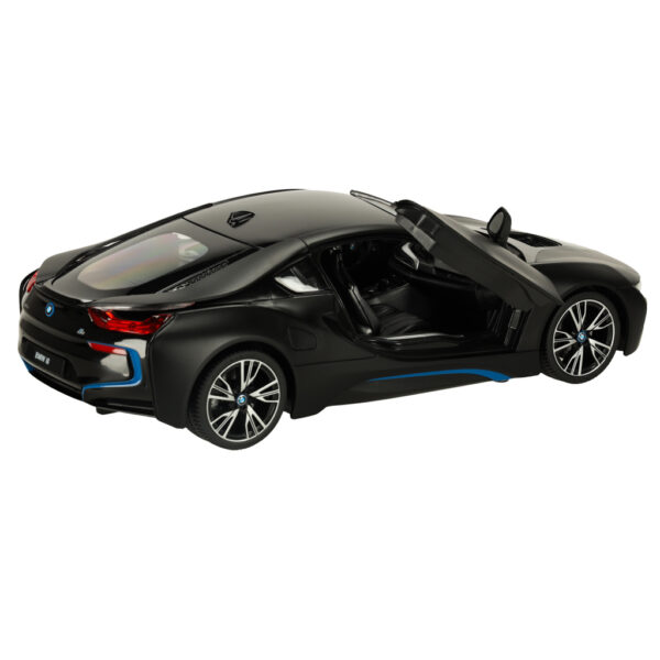 Rastar 71010 BMW i8 1 14-dverové auto na diaľkové ovládanie, čierne