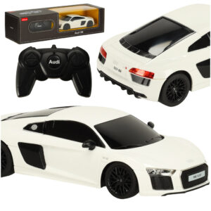 Samochod zdalnie sterowany Rastar 72300 AUDI R8 2015 1 24 bialy
