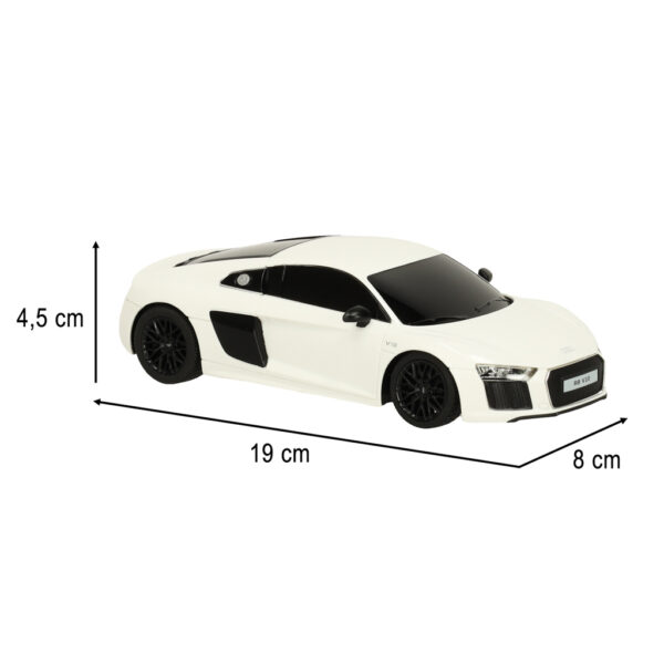 Samochod zdalnie sterowany Rastar 72300 AUDI R8 2015 1 24 bialy
