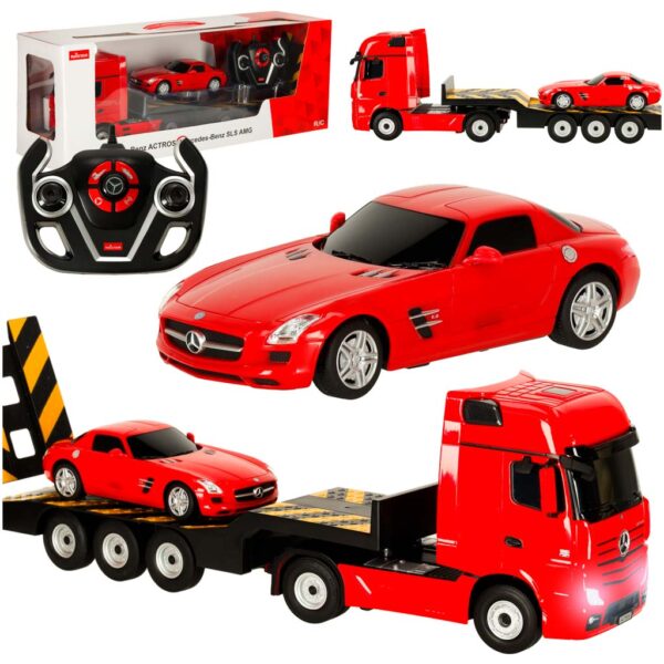 Samochod zdalnie sterowany Rastar 74920 Mercedes Benz Actros 1 26 czerowny Samochod zdalnie sterowany Rastar 74920 Mercedes Benz Actros 1 26 czerowny