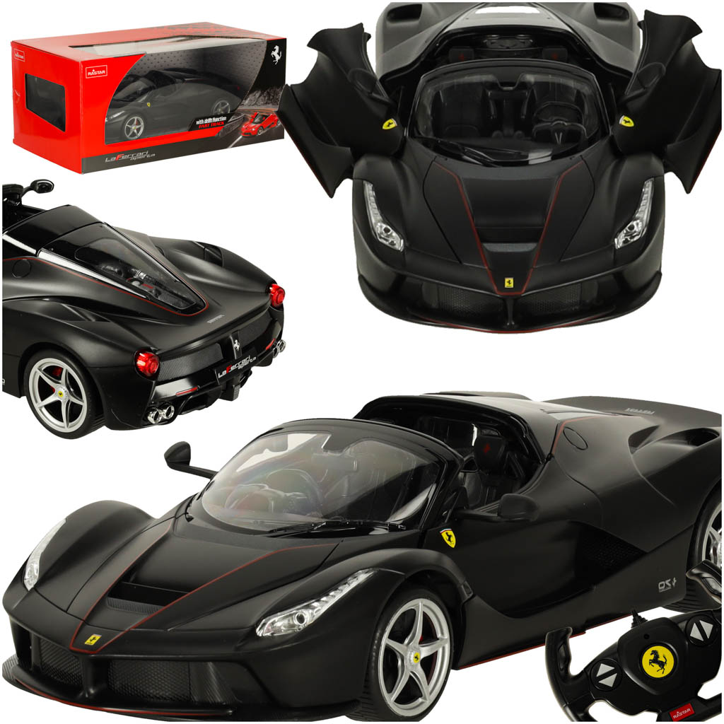 Samochod zdalnie sterowany Rastar 75800 Ferrari LaFerrari Aperta 1 14 czarny