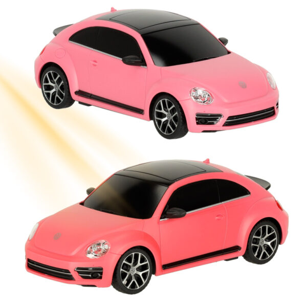 Rastar 76200 4 Volkswagen Beetle UV 1 24 rosa ferngesteuertes Auto