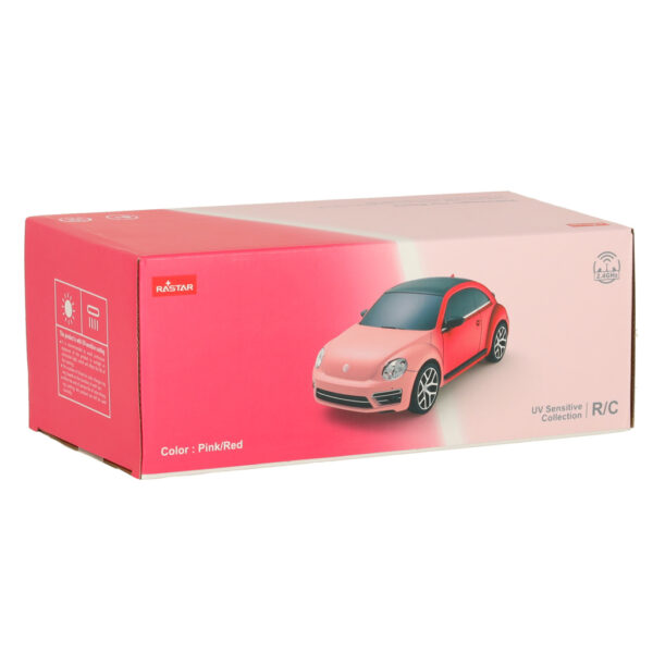 Rastar 76200 4 Volkswagen Beetle UV 1 24 rosa ferngesteuertes Auto