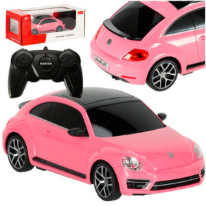 Samochod zdalnie sterowany Rastar 76200 Volkswagen Beetle 1 24 rozowy