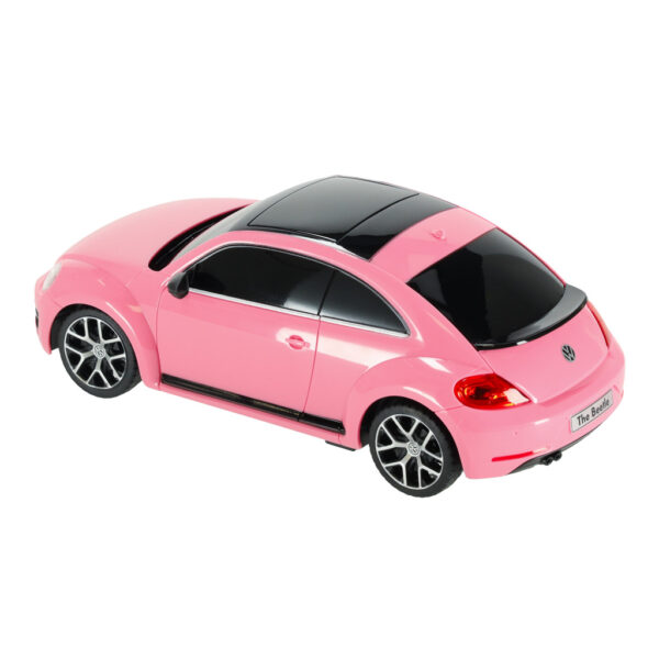 Samochod zdalnie sterowany Rastar 76200 Volkswagen Beetle 1 24 rozowy