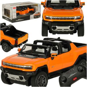 Кола с дистанционно управление Rastar 93000 Hummer EV 1 16 оранжева