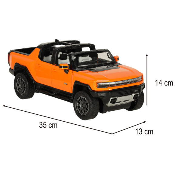 Кола с дистанционно управление Rastar 93000 Hummer EV 1 16 оранжева