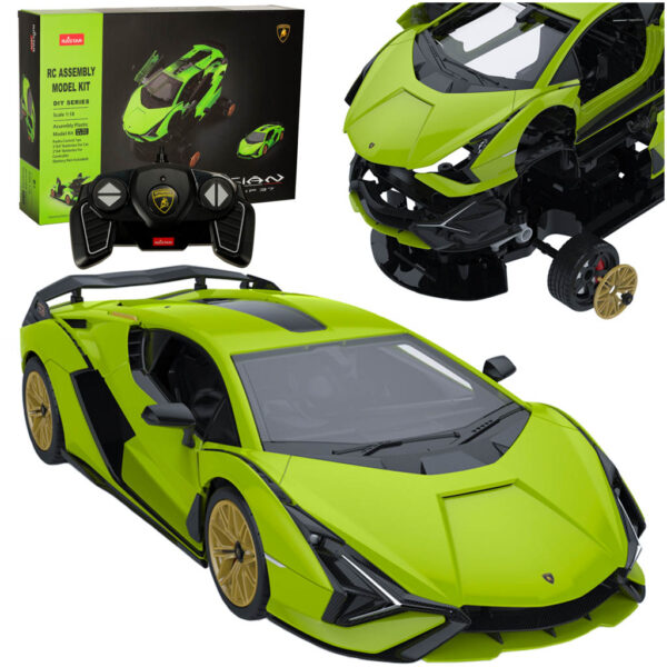 Távoli irányítású autó Rastar 97400 Lamborghini Sian 1 18 beállításkészlet Távoli irányítású autó Rastar 97400 Lamborghini Sian 1 18 beállításkészlet