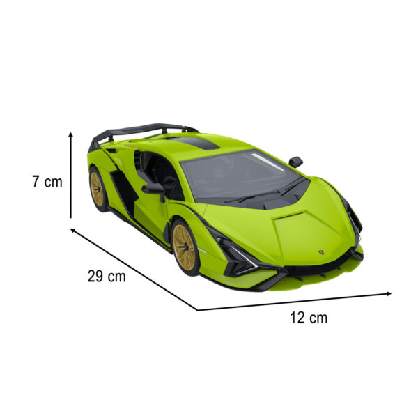 Távoli irányítású autó Rastar 97400 Lamborghini Sian 1 18 beállításkészlet