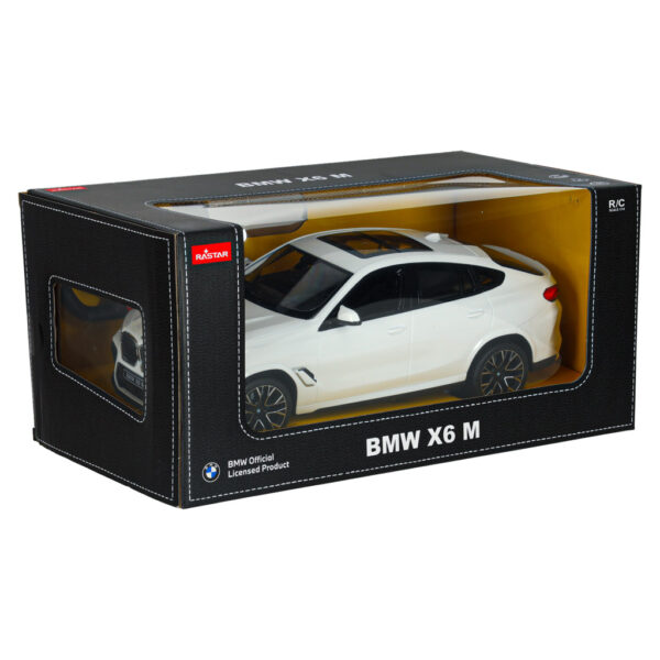 Diaľkové ovládané auto Rastar 99200 BMW x6 m 1 14 biela