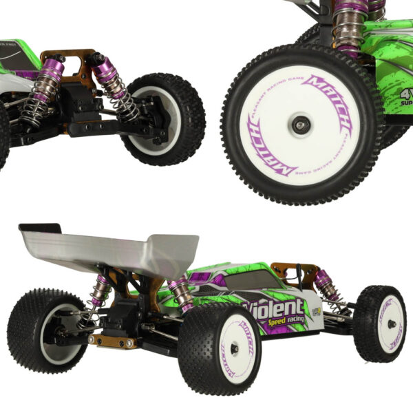 Samochod zdalnie sterowny na pilota RC WLToys 104002 1 10 4WD 2 4Ghz