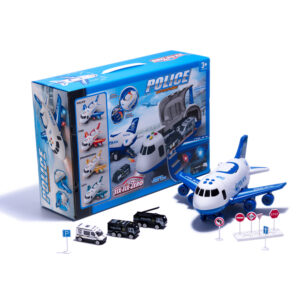 6684 1 Samolot transporter z autami policja