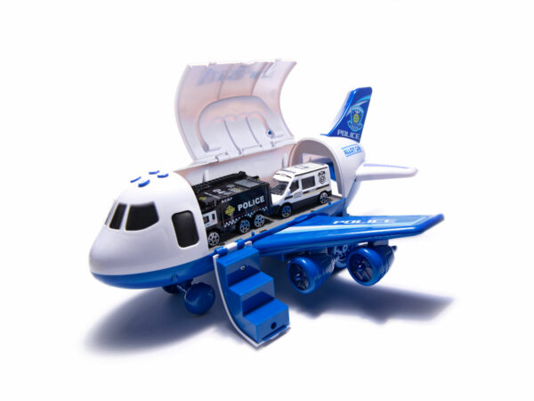 6684 1 Samolot transporter z autami policja