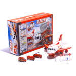 Samolot transporter z autami straz pozarna