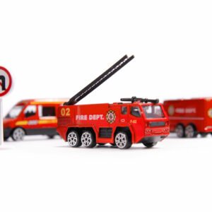 6684 2 Samolot transporter z autami straż pożarna