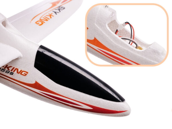 Samolot zdalnie sterowany na pilota RC WLtoys Sky King F959S 2 4GHz