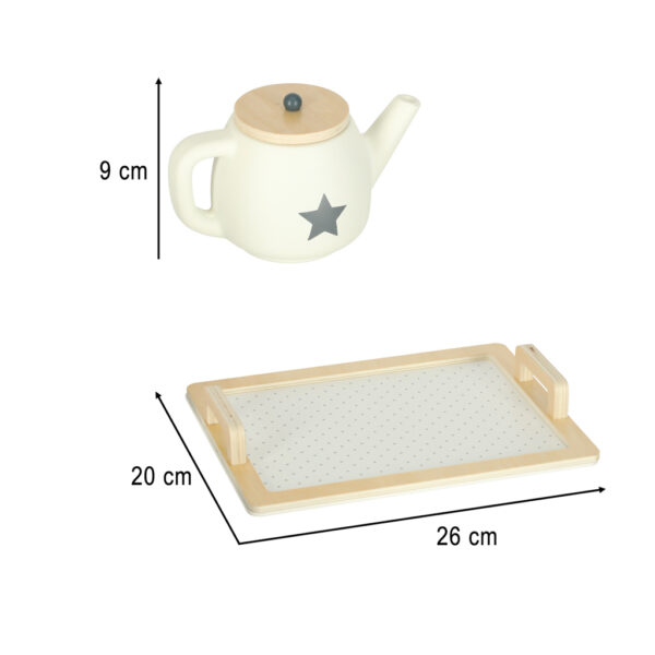 Holzkaffee -Service für Kinder Küche Küche Küchenkit Kit Kit