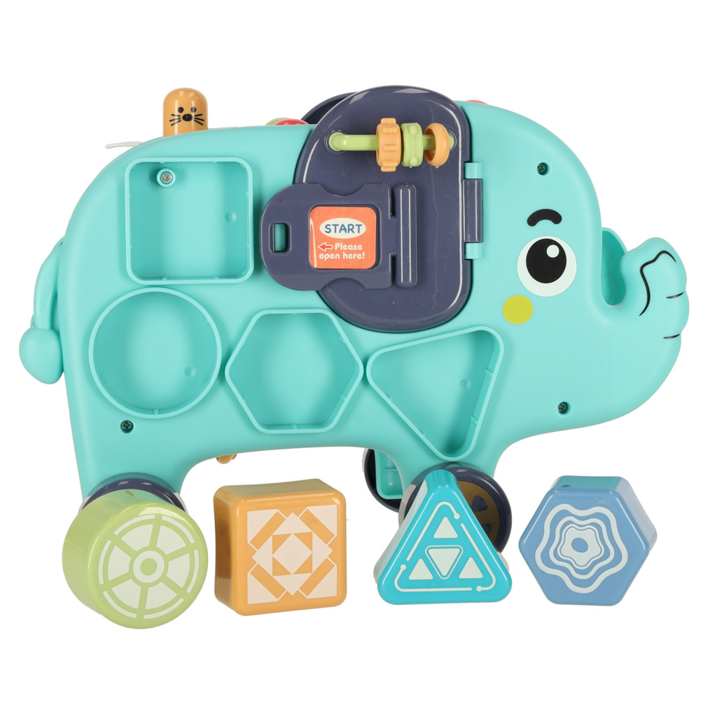 Slonik interaktywny montessori wbijak sorter