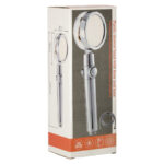 Sluchawka prysznicowa z turbina waz srebrna zestaw